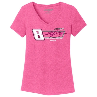 Shop Nascar Richard Childress Racing Team Collection Pink Kyle Busch V-neck T-shirt