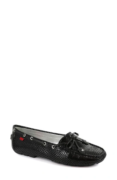 Shop Marc Joseph New York 'cypress Hill' Loafer In Black Snake Print Leather