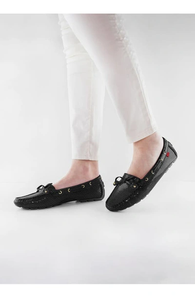 Marc Joseph New York Women's Cypress Hill Loafers In Black Snake Print Leather