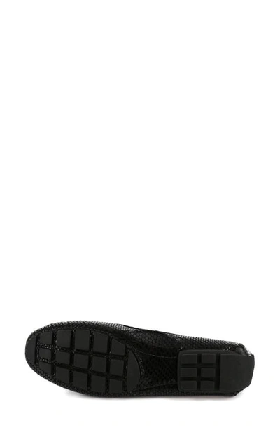 Marc Joseph New York Women's Cypress Hill Loafers In Black Snake Print Leather