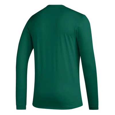 Shop Adidas Originals Adidas Green Portland Timbers Icon Aeroready Long Sleeve T-shirt