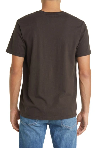 Shop Frame Logo Cotton T-shirt In Marron