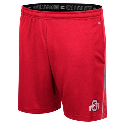 Shop Colosseum Scarlet Ohio State Buckeyes Laws Of Physics Shorts