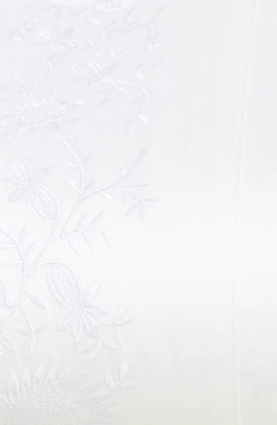 Polo Ralph Lauren Eloise Embroidered 624 Thread Count Organic Cotton Sheet Set In Studio White
