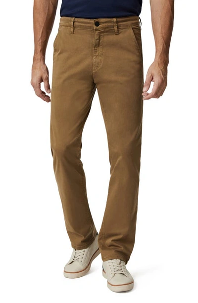 Shop 34 Heritage Charisma Relaxed Straight Leg Twill Pants In Tobacco Twill