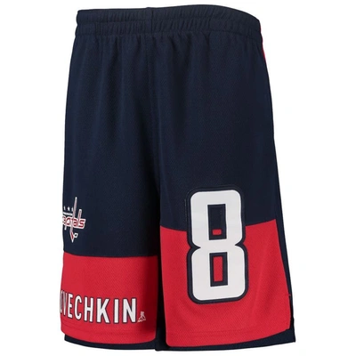 Outerstuff Youth Boys Alexander Ovechkin Navy Washington Capitals Pandemonium Name And Number Shorts In Navy