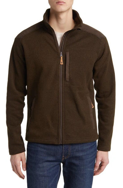 Shop Fjall Raven Buck Fleece Jacket In Dark Olive