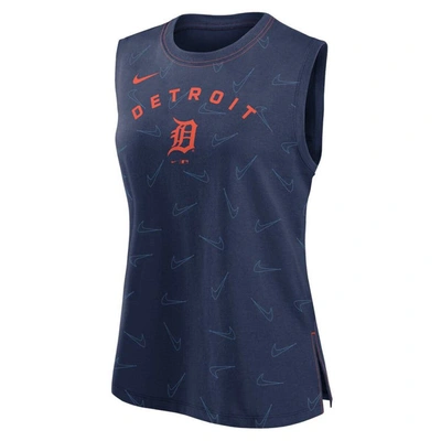 Shop Nike Navy Detroit Tigers Muscle Play Tank Top