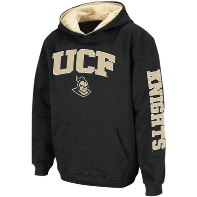 Shop Colosseum Youth  Black Ucf Knights 2-hit Team Pullover Hoodie