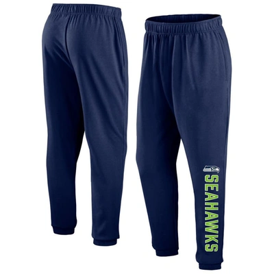 Shop Fanatics Branded College Navy Seattle Seahawks Chop Block Fleece Sweatpants