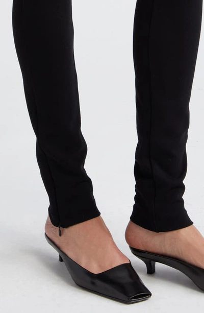 Totême Side Zip Leggings In Black