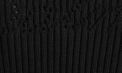 Shop Balmain Crested Button Rib Cardigan In 0pa Black