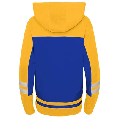 Shop Outerstuff Youth Blue St. Louis Blues Ageless Revisited Home Lace-up Pullover Hoodie