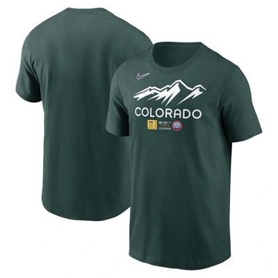 Shop Nike Green Colorado Rockies City Connect Wordmark T-shirt