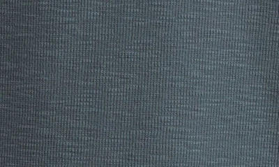 Shop Allsaints Muse Long Sleeve Thermal Henley In Dark Slate Blue