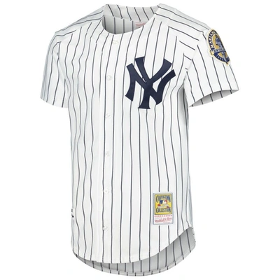 Shop Mitchell & Ness Derek Jeter White New York Yankees Cooperstown Collection Authentic Jersey