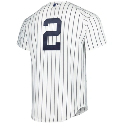 Shop Mitchell & Ness Derek Jeter White New York Yankees Cooperstown Collection Authentic Jersey