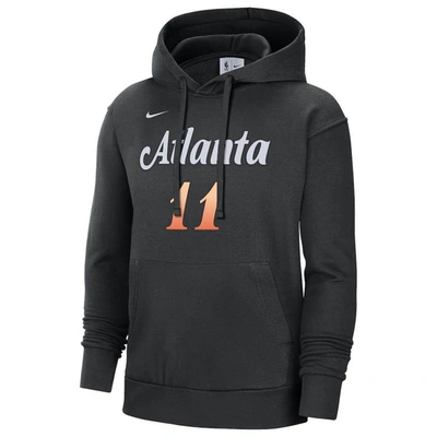 Shop Nike Trae Young Black Atlanta Hawks 2022/23 City Edition Name & Number Pullover Hoodie