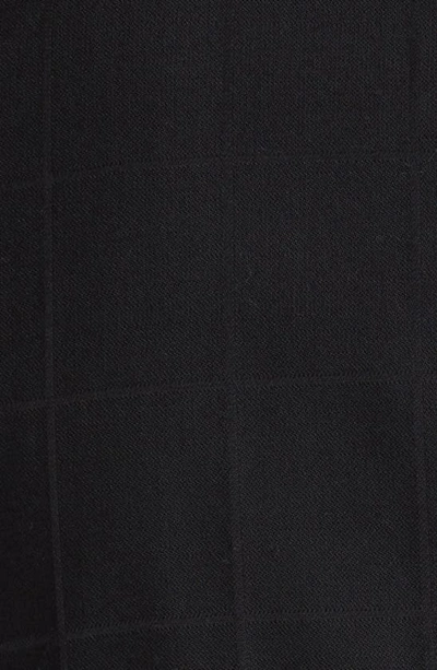 Daniel Hechter Norris Black Windowpane Wool Suit In Black