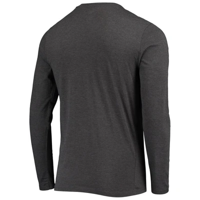 Shop Concepts Sport Navy/heathered Charcoal Gonzaga Bulldogs Meter Long Sleeve T-shirt & Pants Sleep Set