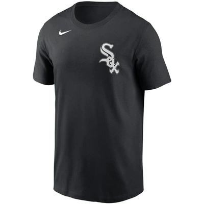 Shop Nike Youth  Yoan Moncada Black Chicago White Sox Player Name & Number T-shirt