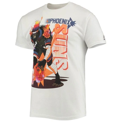 Shop Nba X Mcflyy White Phoenix Suns Identify Artist Series T-shirt