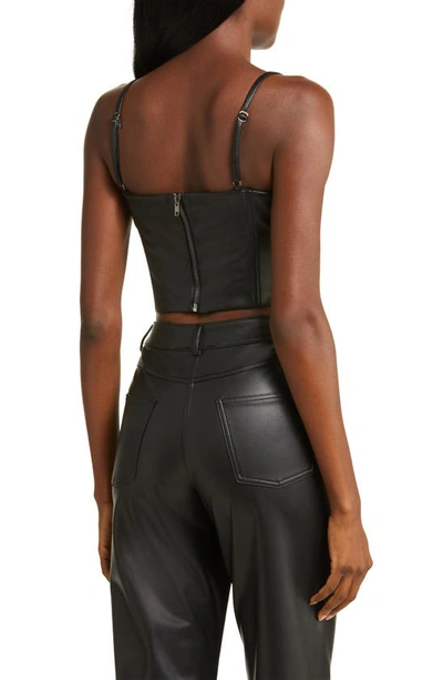 Shop By.dyln Peggy Cutout Corset Top In Black