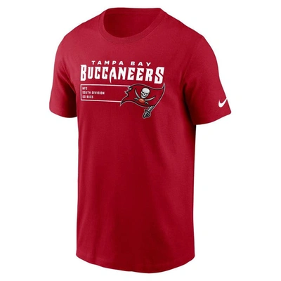 Shop Nike Red Tampa Bay Buccaneers Division Essential T-shirt