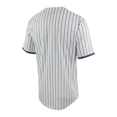 Shop Nike White/gray Tennessee Volunteers Pinstripe Replica Full-button Baseball Jersey