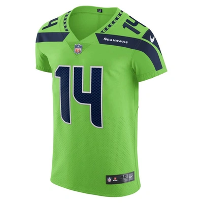 Shop Nike Dk Metcalf Neon Green Seattle Seahawks Alternate Vapor Elite Player Jersey