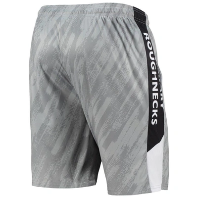 Shop Foco Gray Calgary Roughnecks Static Mesh Shorts