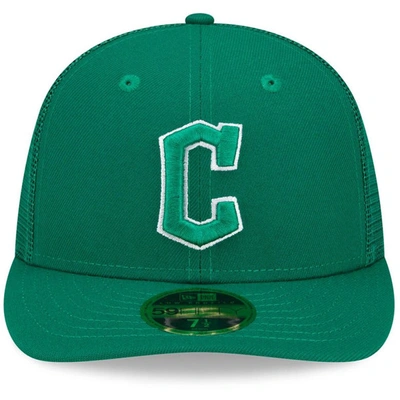Shop New Era Green Cleveland Guardians 2022 St. Patrick's Day Low Profile 59fifty Fitted Hat