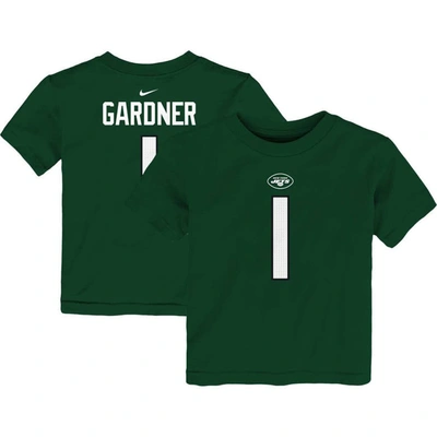 Shop Nike Toddler  Ahmad Sauce Gardner Green New York Jets Player Name & Number T-shirt
