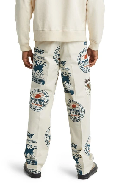 Dickies Greensburg Cotton Pants In July Vintage Print Light Base