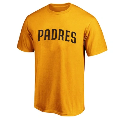 Shop Profile Fernando Tatís Jr. Gold San Diego Padres Big & Tall Name & Number T-shirt