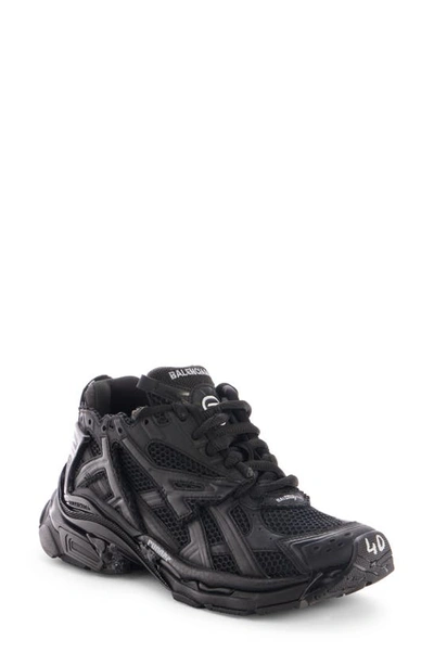 Balenciaga Runner Sneaker In Black