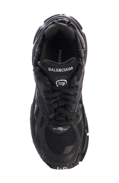 Shop Balenciaga Runner Sneaker In Black