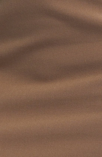 Open Edit Tailored Miniskirt In Brown Caribou