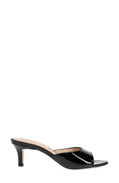 Shop Pelle Moda Balin Kitten Heel Slide Sandal In Black