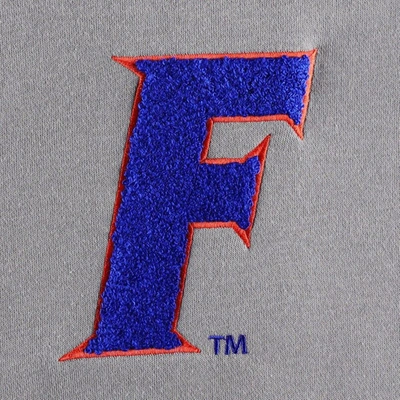 Shop Gameday Couture Gray Florida Gators Back To Reality Colorblock Pullover Sweatshirt