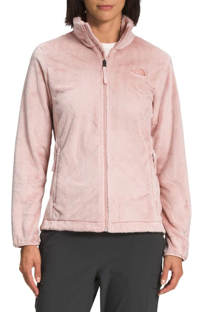 Shop The North Face Osito Zip Fleece Jacket In Pink Moss