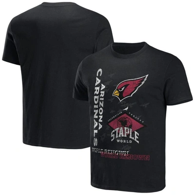Shop Staple Nfl X  Black Arizona Cardinals World Renowned T-shirt