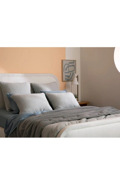 Parachute Set Of 2 Cloud Organic Cotton Gauze Shams In Smoke