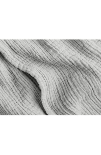 Parachute Set Of 2 Cloud Organic Cotton Gauze Shams In Smoke
