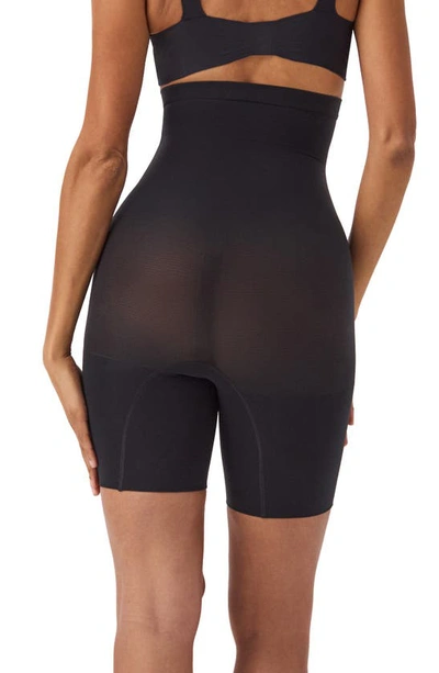 Shop Spanx Higher Power Shorts In Very Black