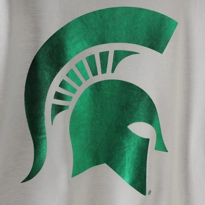 Shop Colosseum White Michigan State Spartans Trey Dolman Long Sleeve T-shirt
