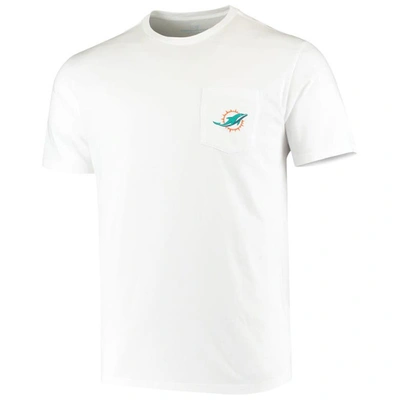 Shop Vineyard Vines White Miami Dolphins Big & Tall Helmet T-shirt