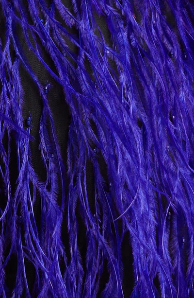 Shop Aliétte Aliette Feather Midi Skirt In Purple