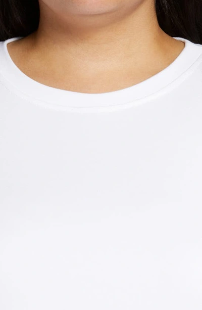 Vince Camuto Crewneck T-shirt In Ultra White
