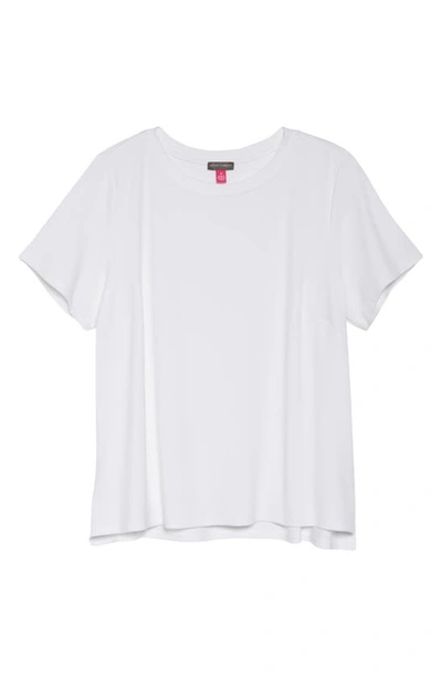 Vince Camuto Crewneck T-shirt In Ultra White